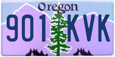 OR license plate 901KVK