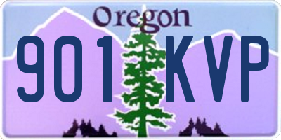 OR license plate 901KVP
