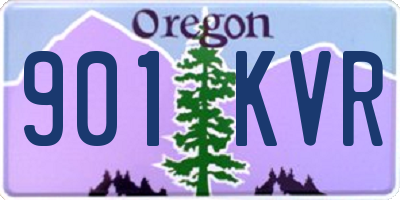 OR license plate 901KVR