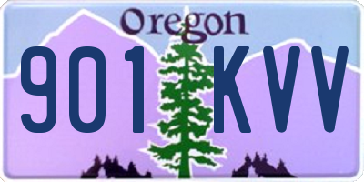 OR license plate 901KVV