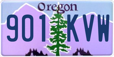OR license plate 901KVW