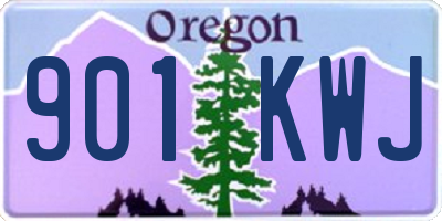 OR license plate 901KWJ