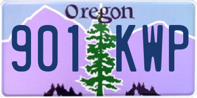 OR license plate 901KWP