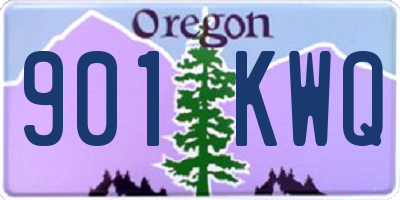 OR license plate 901KWQ