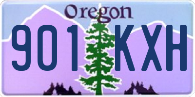 OR license plate 901KXH