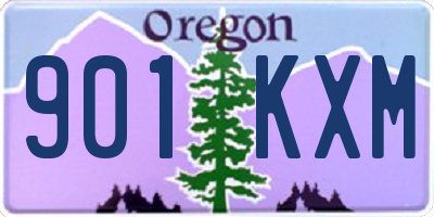 OR license plate 901KXM