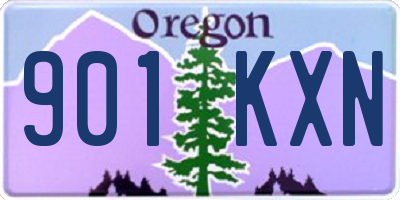 OR license plate 901KXN