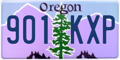 OR license plate 901KXP