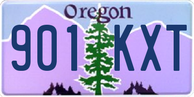 OR license plate 901KXT