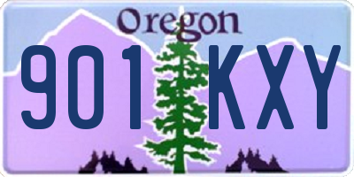 OR license plate 901KXY