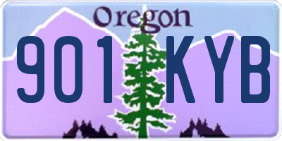 OR license plate 901KYB