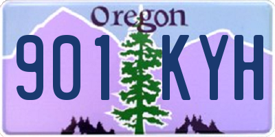 OR license plate 901KYH
