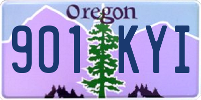 OR license plate 901KYI