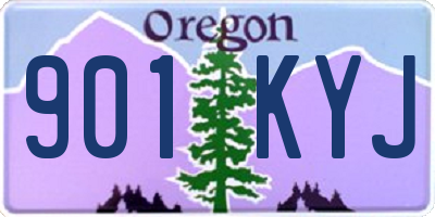OR license plate 901KYJ