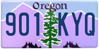 OR license plate 901KYQ