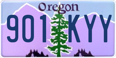 OR license plate 901KYY
