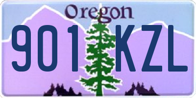 OR license plate 901KZL