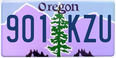 OR license plate 901KZU