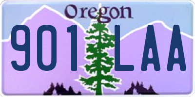 OR license plate 901LAA