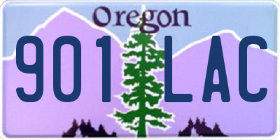 OR license plate 901LAC
