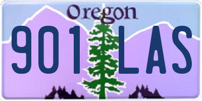 OR license plate 901LAS