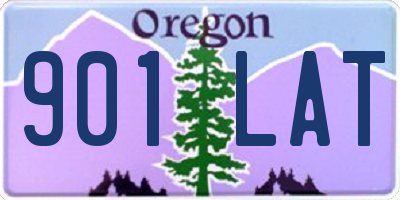 OR license plate 901LAT