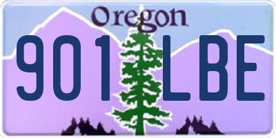 OR license plate 901LBE