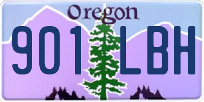 OR license plate 901LBH