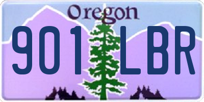 OR license plate 901LBR