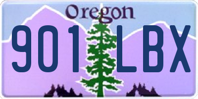 OR license plate 901LBX