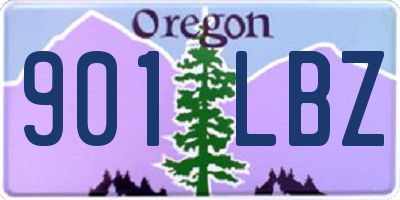 OR license plate 901LBZ