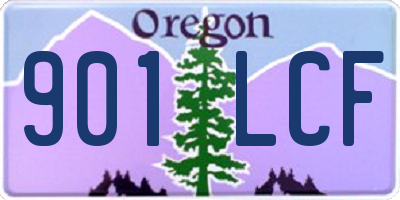 OR license plate 901LCF