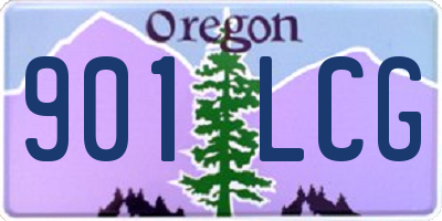 OR license plate 901LCG