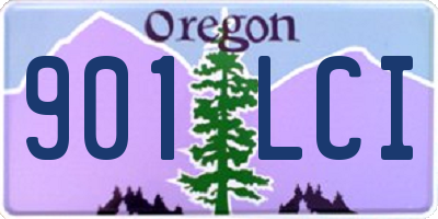 OR license plate 901LCI