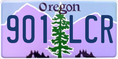 OR license plate 901LCR