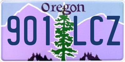 OR license plate 901LCZ