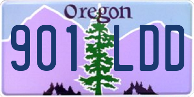 OR license plate 901LDD