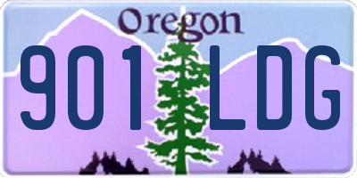 OR license plate 901LDG