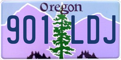 OR license plate 901LDJ
