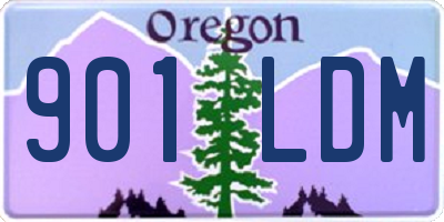 OR license plate 901LDM