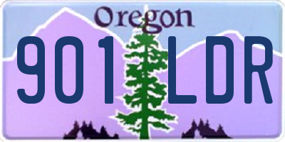 OR license plate 901LDR