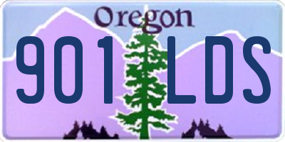 OR license plate 901LDS