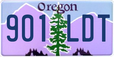 OR license plate 901LDT