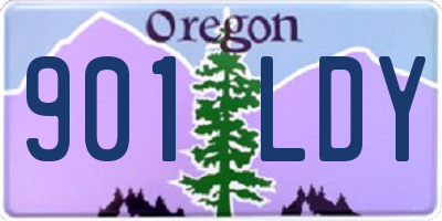 OR license plate 901LDY