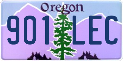 OR license plate 901LEC