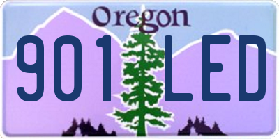 OR license plate 901LED