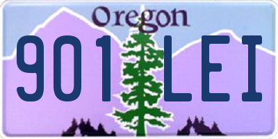 OR license plate 901LEI