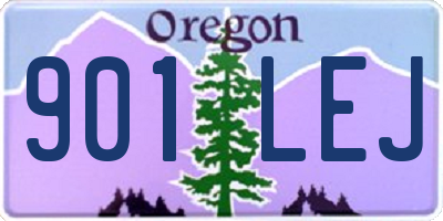 OR license plate 901LEJ