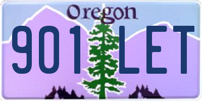 OR license plate 901LET