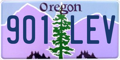 OR license plate 901LEV